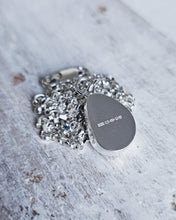 Load image into Gallery viewer, MERMAID Necklace - Cobalt Blue Sea Glass in Silver