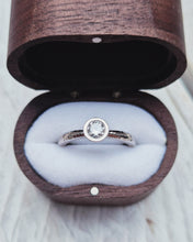 Load image into Gallery viewer, ATLANTIC Engagement Ring - GIA Certified Ocean Sourced Diamond Solitaire in 18ct Gold, 9ct Gold or Silver