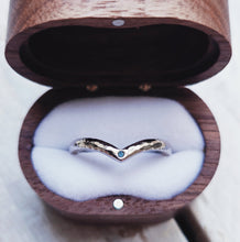 Load image into Gallery viewer, CAVERN Wedding Ring - One to Seven Round Sea Glass in Gold, Platinum or Silver