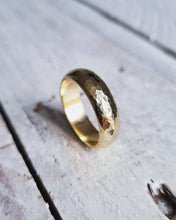 Load image into Gallery viewer, Men's OCEAN Wedding Ring in Silver or 18ct Gold by South Jewellery