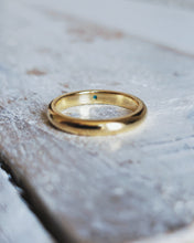 Load image into Gallery viewer, A timeless straight wedding band which has been made in 18ct yellow gold but can also be made in other gold alloys or sterling silver.