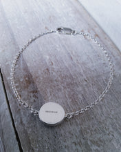 Load image into Gallery viewer, BESPOKE - Sea Glass Bezel Bracelet (No Diamond Option Also Available) in Sterling Silver or 9ct Gold