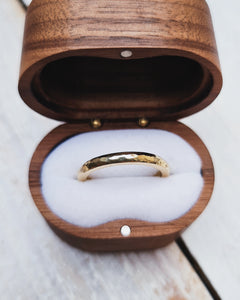 OCEAN Wedding Ring in 18ct Gold or Silver
