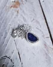 Load image into Gallery viewer, Sea Glass &amp; Ocean Diamond Necklace - RARE - Royal Blue - Christmas 4/5
