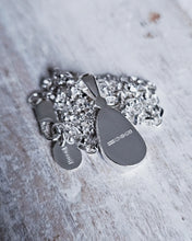 Load image into Gallery viewer, MERMAID Necklace - Tealquoise Sea Glass + Certified 1.5mm Ocean Sourced Diamond in Silver
