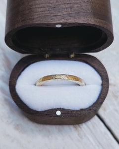 PORTHLEVEN STORM Wedding Ring in 18ct Gold or Silver by South Jewellery