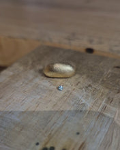 Load and play video in Gallery viewer, BLUE Collectors or Special Occasion Ring - Certified 1.77mm Ocean Sourced Natural Fancy Vivid Blue Diamond in 18ct Yellow Gold - Size K
