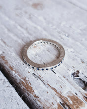 Load image into Gallery viewer, INFINITY Full Eternity Ring - 1.5mm Sapphires or Certified 1.5mm Ocean Sourced Diamonds 0.50ct in 18ct Gold or Silver
